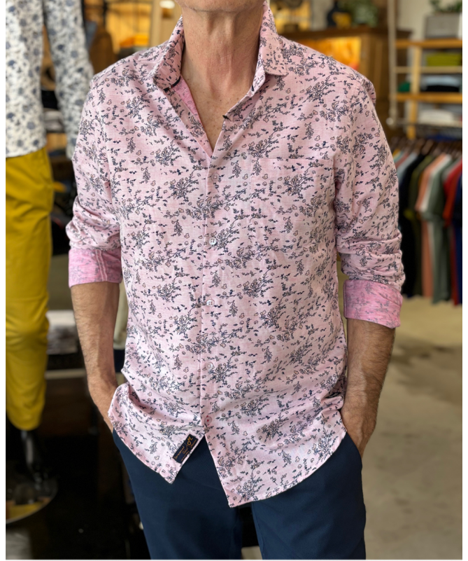 Sale Chemise Chemise Fantaisie Homme Manche Longue Pacap Detail