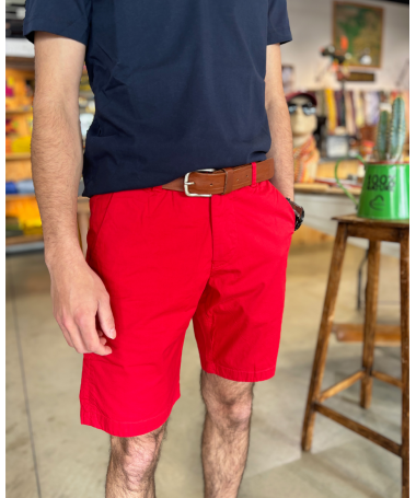 Short Toile Rouge